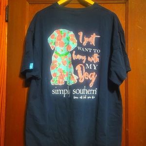 Simply Southern XXL- Hang with my Dog tshirt